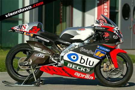 Harada's 500cc GP Aprilia for sale